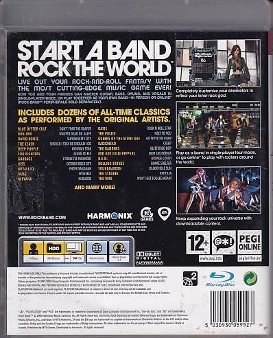 Rock band - PS3 (B Grade) (Genbrug)